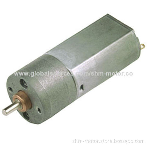 20mm DC geared motor with 12V rated voltage